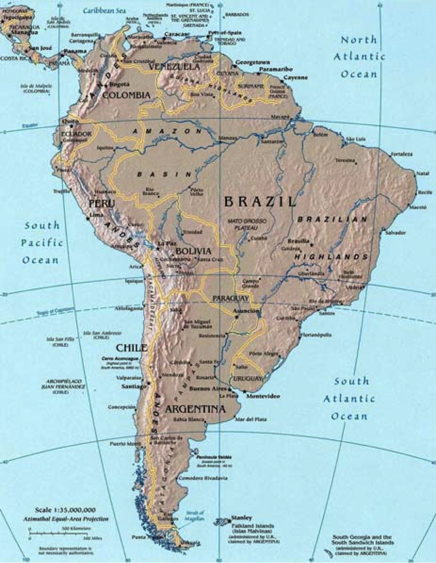 south-america-population-country-map